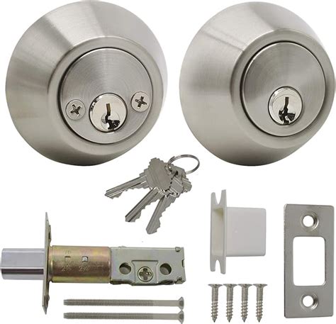 Probrico Stainless Steel Deadbolt Security Door Lock With Key Double