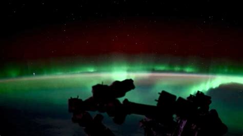 ISS Astronaut Captures Auroras And A Meteor In Stunning Timelapse From