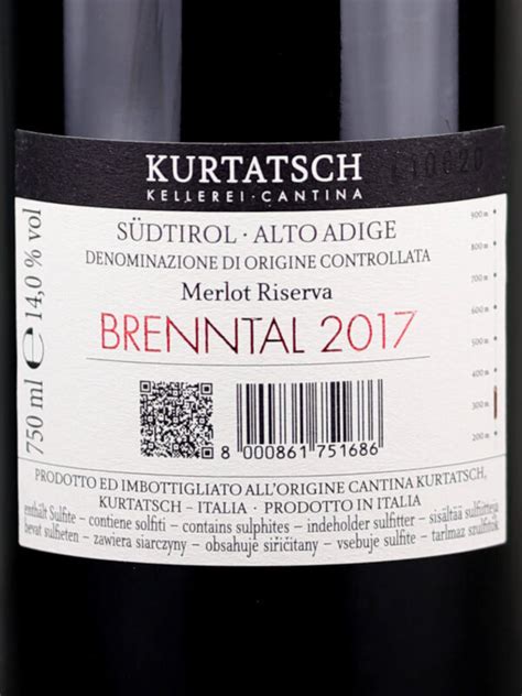 Kurtatsch Brenntal Merlot Riserva Alto Adige Off