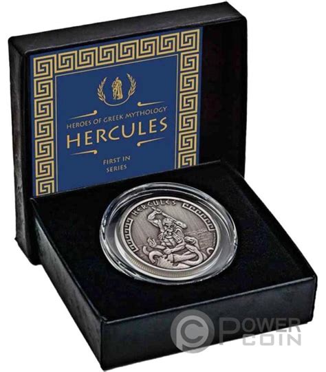 Hercules Heroes Of Greek Mythology Oz Monnaie Argent Niue