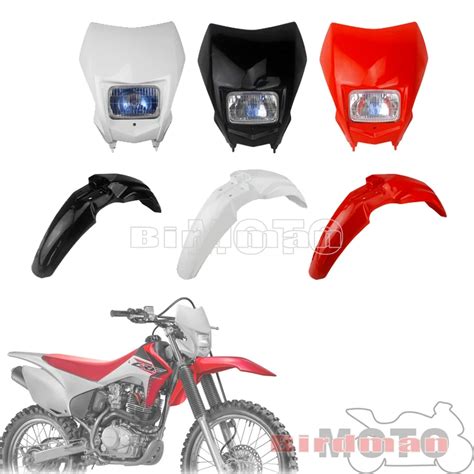 Universal Motorcycle Front Headlight Fairing Fender For Honda CRF150F