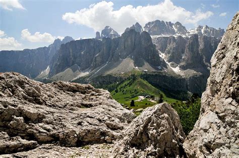 Gr Dner Joch J Zuid Tirol Dolomieten Groedner Joch Naturpark Puez