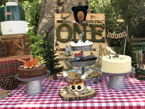 Vintage Camping Birthday Party Ideas Photo 1 Of 12 Catch My Party