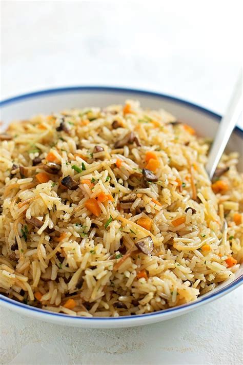 Mushroom Pilaf Life Made Simple