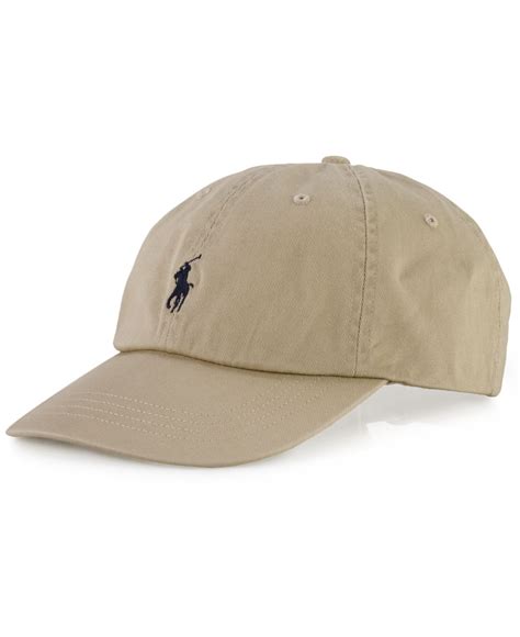 Polo Ralph Lauren Core Classic Sport Cap In Beige For Men Nubuck Lyst