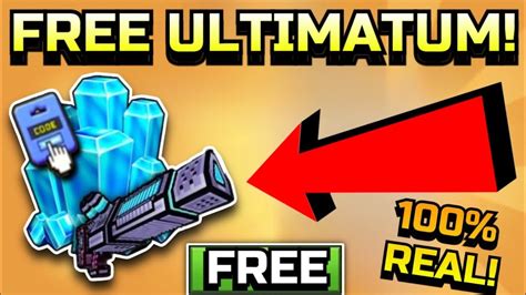 FREE ULTIMATUM GIVEAWAY ENTER NOW Pixel Gun 3D YouTube