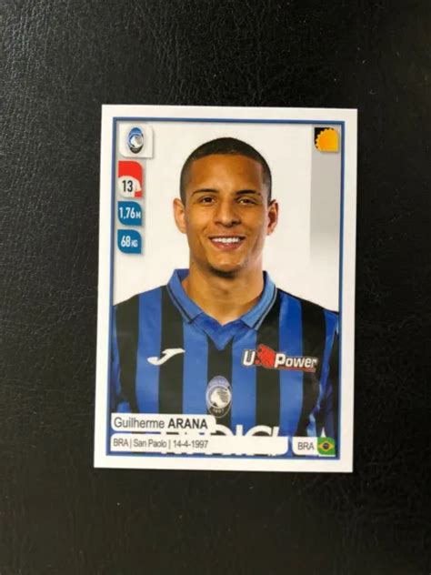 Figurina Calciatori Panini Atalanta Arana N Nuova Con Velina