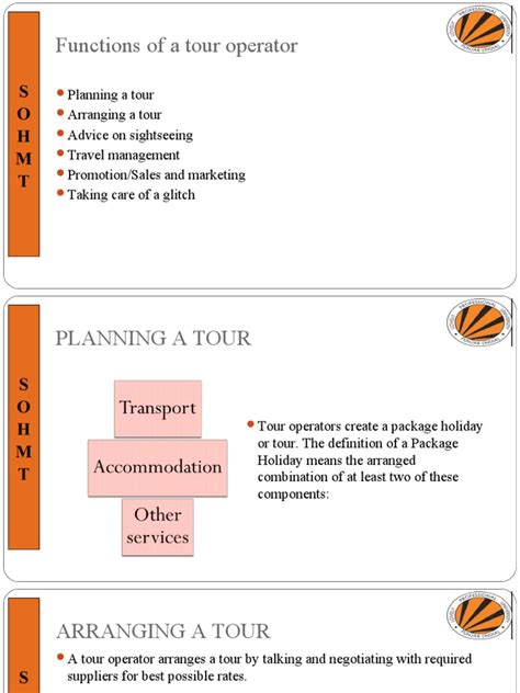 Functions Of A Tour Operator Pdf