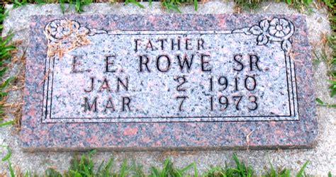 Elbert Eugene Rowe Sr 1910 1973 Find A Grave Memorial