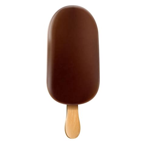 Premium Vector Ice Cream Bar With Chocolate Coating Chocolate Ice Cream On A Stick Popsicle