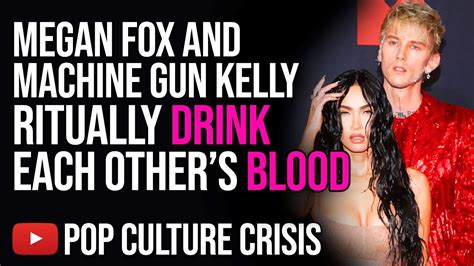 Megan Fox Says She And Machine Gun Kelly Drink Each Other S Blood For