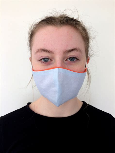 Face Mask Face Covering Double Layer Cotton Face Mask Etsy