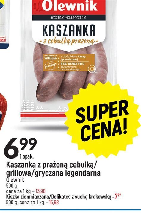 Promocja Kiszka Ziemniaczana Olewnik W E Leclerc