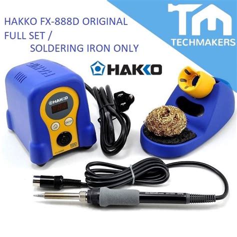 Original HAKKO FX 888D FX888D 888 Digital Soldering Station Set