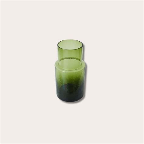 HKliving Tube Carafe Olive Groene Vingers Delft