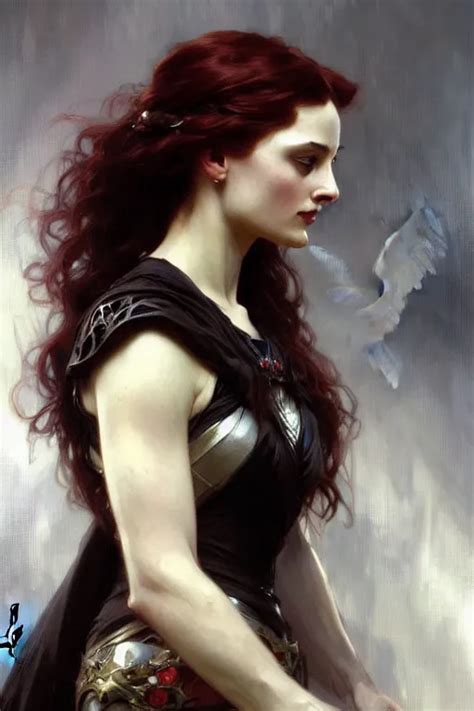 Dark Sansa Painting By Daniel Gerhartz Alphonse Stable Diffusion