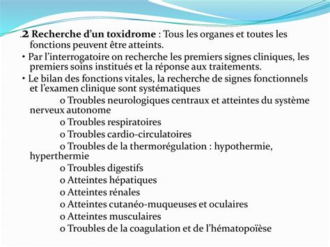 Les Intoxication Aigue Ppt T L Charger