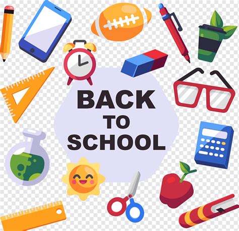 Back To School Elements Png Pngwing