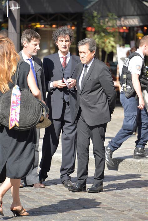 Photo Georges Fenech Arrivées Obsèques de Hermine de Clermont