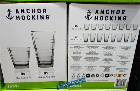 Anchor Hocking Swivel Drinkware Set At Costco