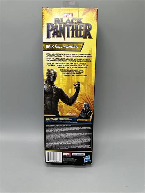 Marvel Avengers Black Panther Titan Hero Series Erik Killmonger Figure