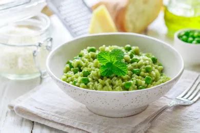 Recette Risotto Aux Petits Pois Et La Menthe Supertoinette