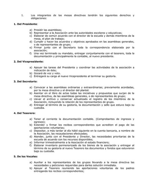 Manual De Procedimientos Para Las Asociaciones De Padres De Familia