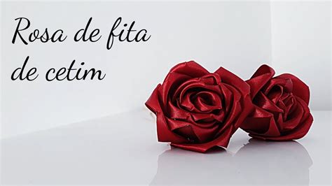 Como Fazer Rosa Fita De Cetim Fina