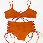 Summer Women High Cut Swimwear Adjustable Mini Micro String Microkini Beach Bikini Brazilian