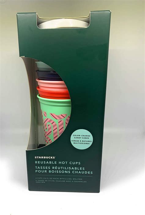 Amazon Starbucks Set Of Oz Reusable Hot Cups With Lid