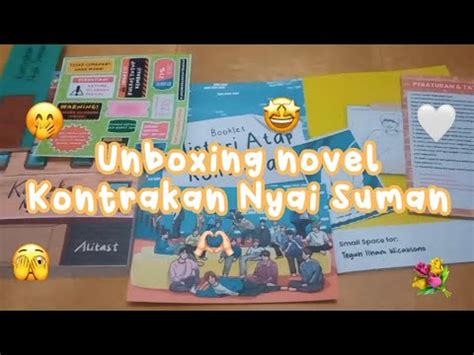 Unboxing Novel Kontrakan Nyai Suman Youtube