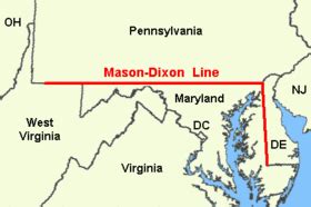 Mason–Dixon line - Wikipedia