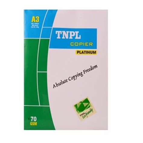 Plain Gsm Tnpl Platinum A Copier Paper At Rs Ream In Chennai