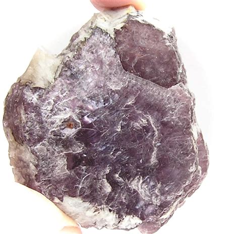 Purple Lepidolite Mica Crystal Mineral Specimen Brazil Mines Etsy