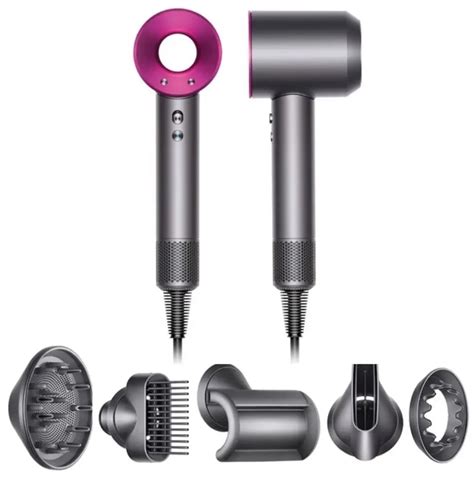 Купить Легендарний Фен Дайсон Dyson Supersonic HD07 Фуксія 5 насадок ...