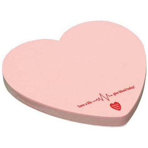 Heart Adhesive Notepads