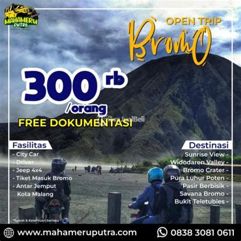 Open Trip Bromo Murah Terpercaya Dan Terbaik Di Bantul Tribunjualbeli