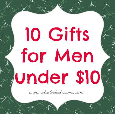 10 Gifts for Men under $10! (Plus one Bonus!) - Wheel N Deal Mama