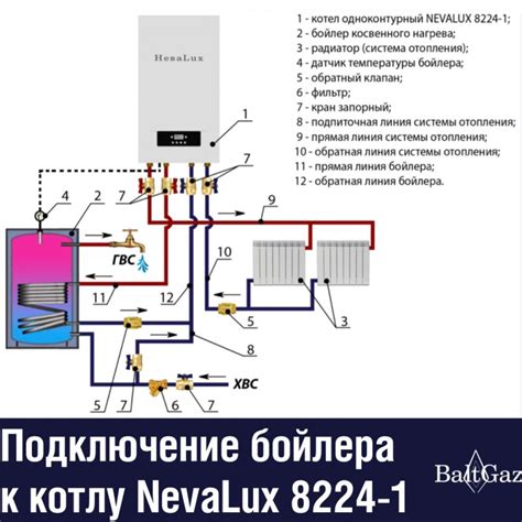 Подключение бойлера к котлу NevaLux 8224-1 | Глазами эксперта