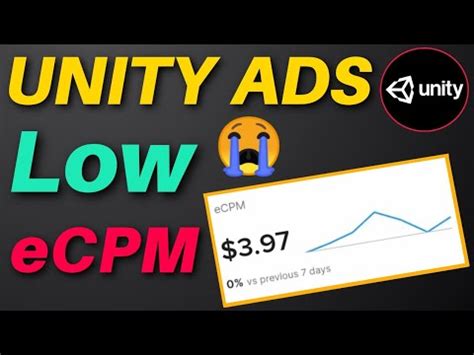 Unity Ads Low ECPM Unity Ads ECPM 2022 Unity Ads Low Earning