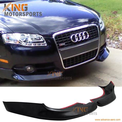 Buy For 2005 2006 2007 2008 Audi A4 B7 Urethane Euro Front Bumper Lip Spoiler