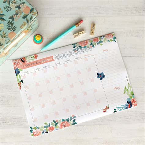 Planner Comprar - PLANNER MENSUAL - SPRING - Comprar en Gráfica 21