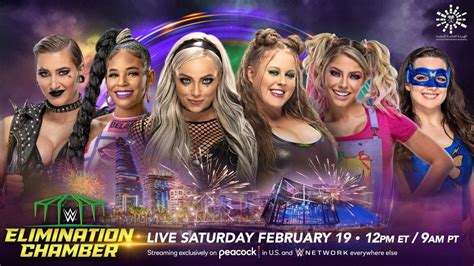 Updated Wwe Elimination Chamber Card Alexa Bliss Returning New Match