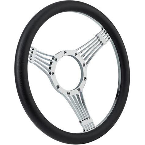 Chrome Plated Billet Banjo Style Steering Wheel