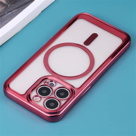 MagSafe Electroplating TPU Phone Case For iPhone 12 Pro (Red) – Alexnld.com