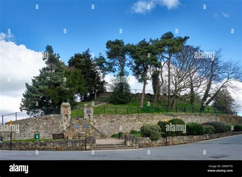 Oswestry Castle, Castle View, Oswestry, Shropshire Stock Photo - Alamy