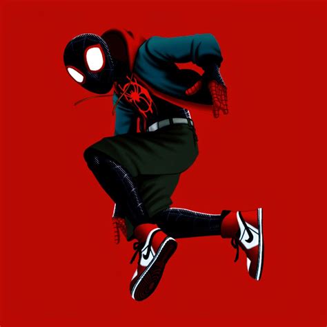 Miles Morales Ultimate Spider Man Into The Spider Verse Spiderman