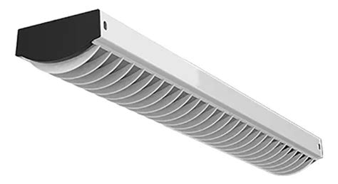 Plafon Con Louver Liston Doble Para Tubos Led Cm V