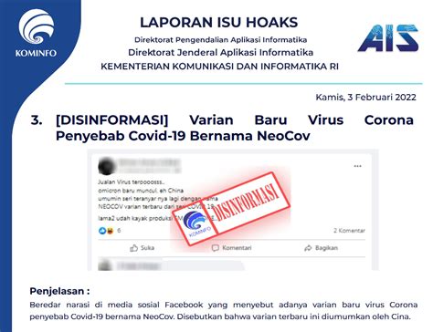 Isu Hoaks Disinformasi Februari Ppid Diskominfo Jateng