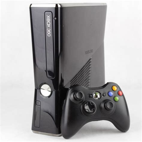 Xbox 360 S konsol (250GB - Sort - Glossy) - WTS Retro - Køb her